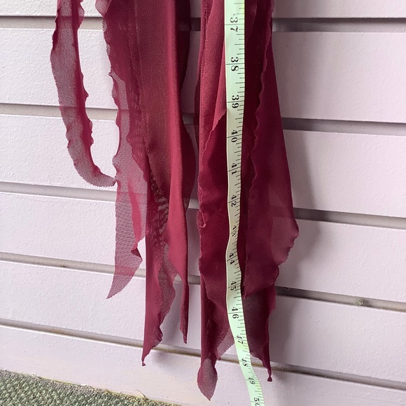 1 of 2 maroon Weissman size adult small costume dress Adult size small. - Picture 5 of 8